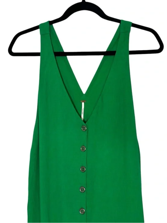 Free People On The Run Jumpsuit- Kelly Green- Size XS - Picture 7 of 14